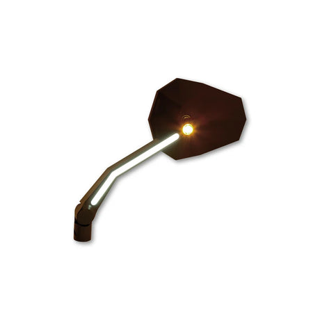 Lenkerspiegel Paar Highsider Pro Stealth-X4 mit Blinker & Positionslicht, M10