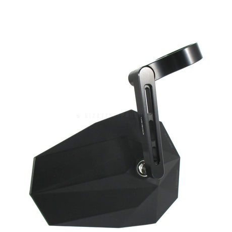 Lenkerendenspiegel Highsider Pro Stealth-X5, Schwarz, E-geprüft, Ø 22-30 mm