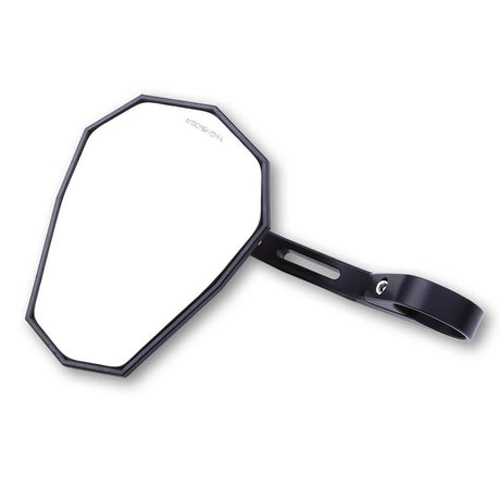 Lenkerendenspiegel Highsider Pro Stealth-X6, Schwarz, E-geprüft, Ø 22-30 mm
