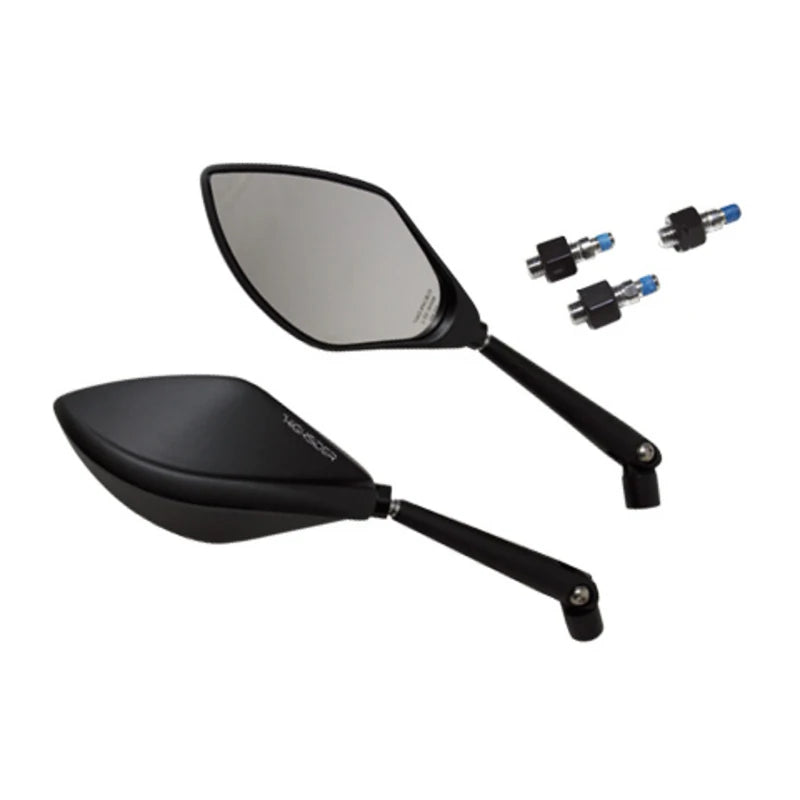 Lenkerspiegel Paar HIGHSIDER TOREZZO, schwarz, E-geprüft, M10 Gewinde