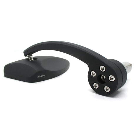 Lenkerendenspiegel Highsider Pro Ferrara 2 Evo, Schwarz, E-geprüft, Ø 12-22 mm