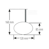 Lenkerendenspiegel Highsider Pro Ferrara 2 Evo, Schwarz, E-geprüft, Ø 12-22 mm