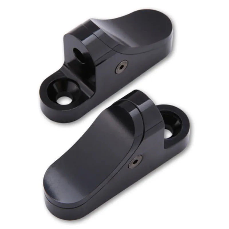 Spiegeladapter-Set für Verkleidungsspiegel Highsider Pro lang, Schwarz, 60x18 mm