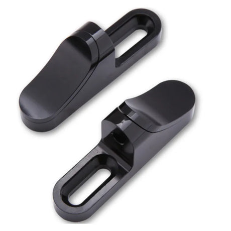 Spiegeladapter-Set für Verkleidungsspiegel Highsider Pro lang, Schwarz, 76x18 mm