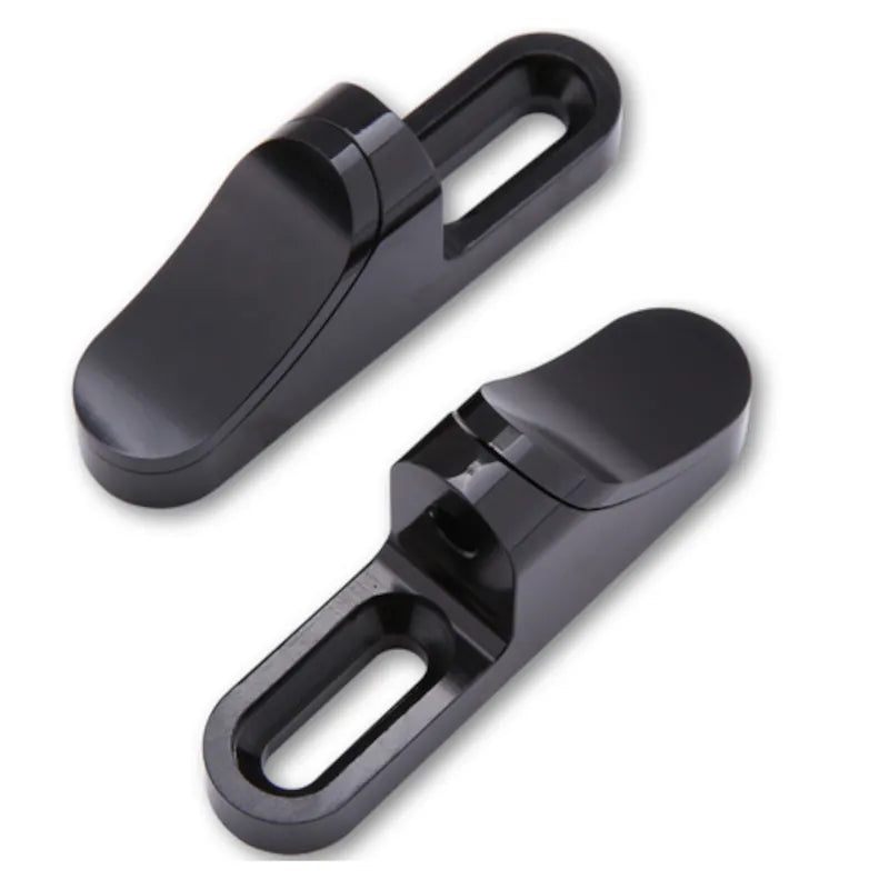 Spiegeladapter-Set für Verkleidungsspiegel Highsider Pro lang, Schwarz, 76x18 mm