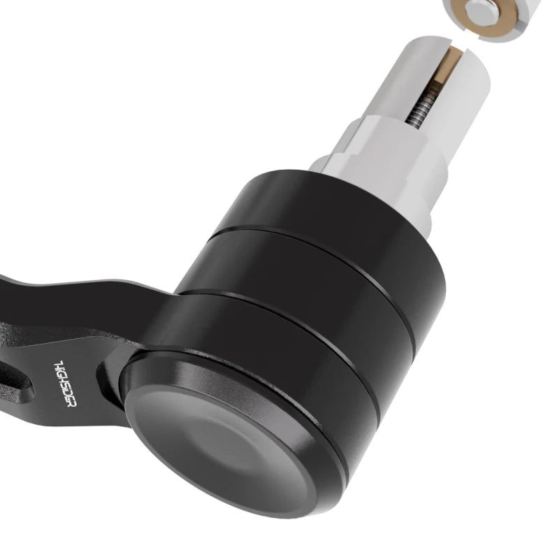 Hebelschützer Paar Highsider Pro, Alu, Schwarz, Klemmbereich 12-22 mm