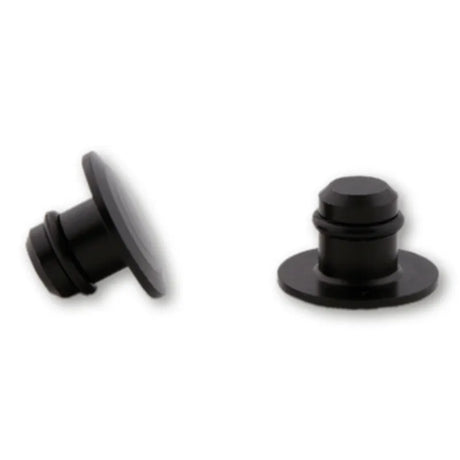 Abdeckkappen Highsider Pro für M10 Spiegelgewinde, Schwarz, Aluminium