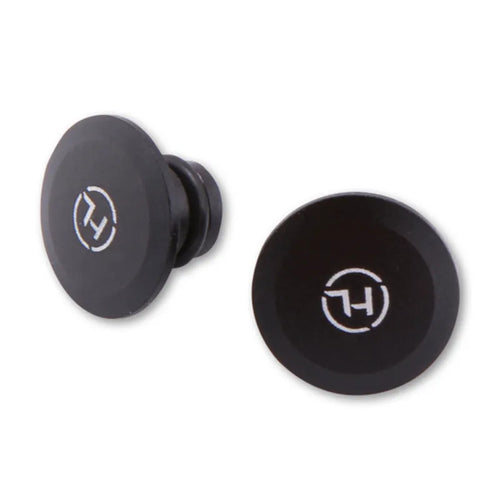 Abdeckkappen Highsider Pro für M10 Spiegelgewinde, Schwarz matt, Aluminium