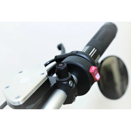 Abdeckkappen Highsider Pro für M10 Spiegelgewinde, Schwarz matt, Aluminium