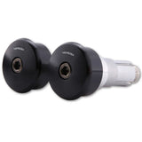 Lenkerenden Highsider Curve mit Spiegelaufnahme, Schwarz, Klemmung 12-22 mm