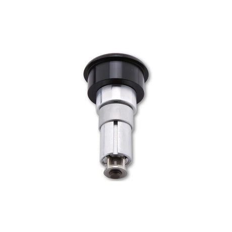 Lenkerenden Highsider Curve mit Spiegelaufnahme, Schwarz, Klemmung 12-22 mm