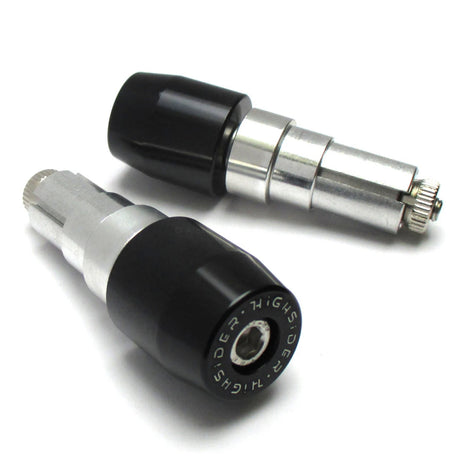 Lenkergewichte HIGHSIDER EVO, Schwarz, Klemmbereich 12-22 mm