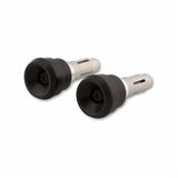 Lenkerenden Highsider Akron-LS mit Spiegelaufnahme, Schwarz, Klemmung 12-22 mm