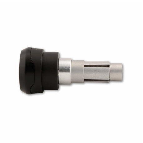 Lenkerenden Highsider Akron-LS mit Spiegelaufnahme, Schwarz, Klemmung 12-22 mm