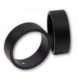 Zierringe für Lenkergewichte aus Aluminium, Schwarz