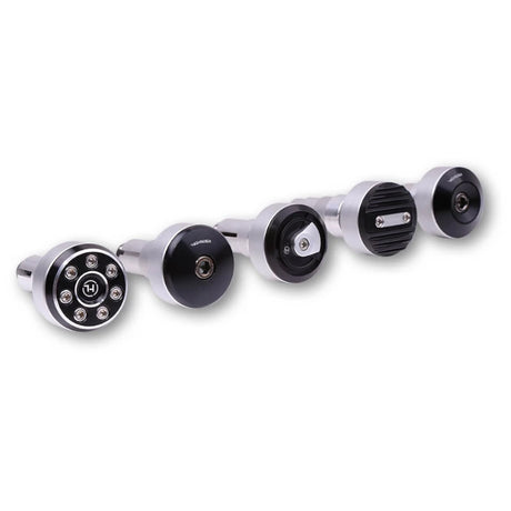 Zierringe für Lenkergewichte aus Aluminium, Silber