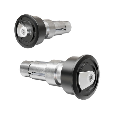 Lenkerenden Highsider Pro Enterprise-EP1 mit Spiegelaufnahme, Silber, Klemmbereich 12-22 mm
