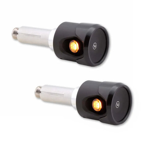 LED-Lenkerendenblinker Highsider Pro Akron-Flash, Schwarz, Getönt, E-geprüft