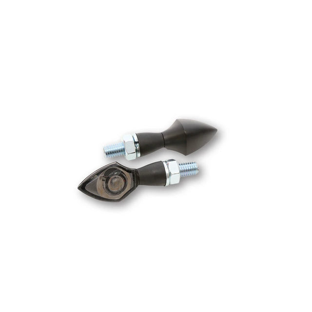 LED-Blinker Paar Highsider Pro Pen Head schwarz, Getönt, M8, E-geprüft, 12V/5W