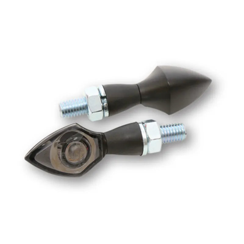 LED-Blinker Highsider Pro Pen Head, Schwarz, Glas Getönt, E-geprüft