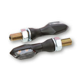 LED-Blinker Paar Highsider Pro Sonic-X2 schwarz, Getönt, M8, E-geprüft, 12V/1,6W