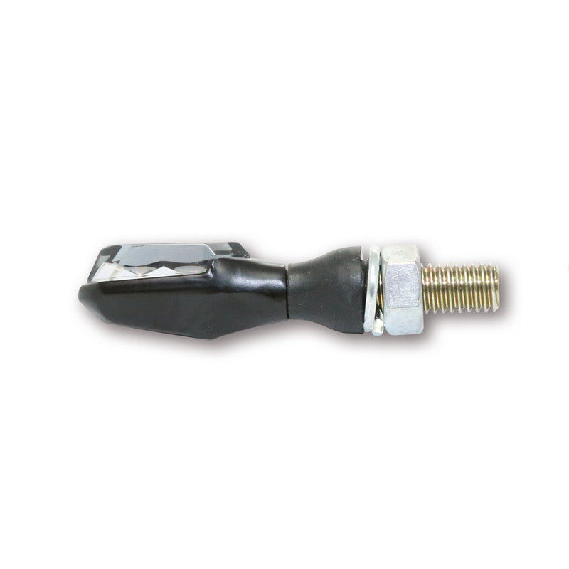 LED Blinker HIGHSIDER Pro Sonic-X2, Schwarz, Getönt, E-geprüft