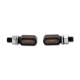 LED Blinker HIGHSIDER Pro Little Bronx, Schwarz, Getönt, E-geprüft