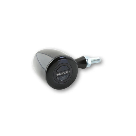 LED-Blinker Paar Highsider Rocket Classic schwarz, Getönt, E-geprüft, 12V/2,7W