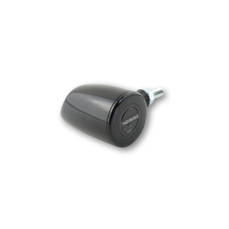 LED-Blinker Paar Highsider Rocket Classic schwarz, Getönt, E-geprüft, 12V/2,7W