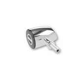 LED-Blinker Paar Highsider Rocket Classic chrom, Getönt, E-geprüft, 12V/2,7W