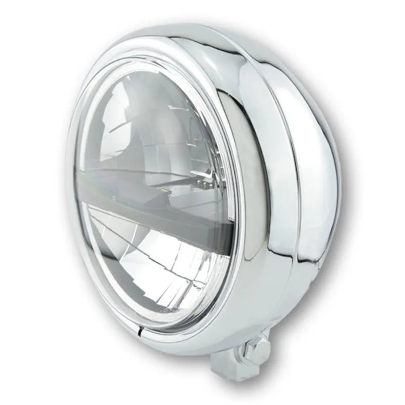 LED-Scheinwerfer 5 3/4 Zoll Highsider Pro Pecos Typ 5, Chrom, Unten