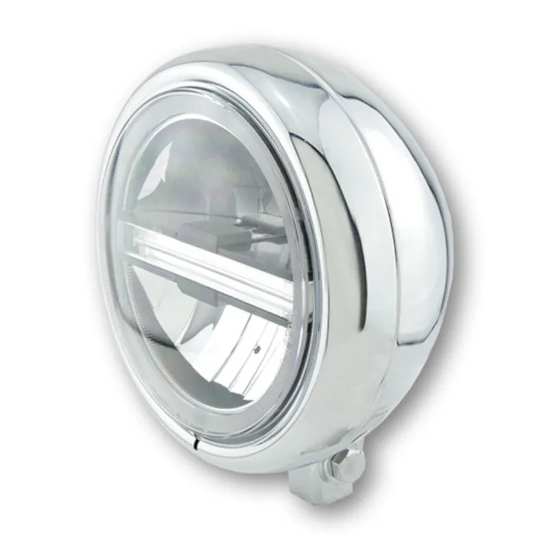 LED-Scheinwerfer 5 3/4 Zoll Highsider Pro Pecos Typ 6, Chrom, Unten