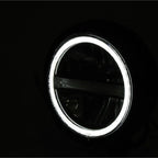 LED-Scheinwerfer 5 3/4 Zoll Highsider Pro Pecos Typ 6, Chrom, Unten