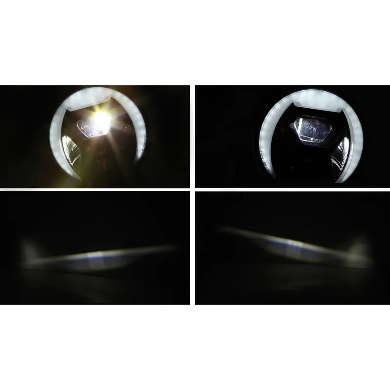 LED Hauptscheinwerfer-Einsatz 7 Zoll Highsider Pro Typ 8, Getönt Klar, E-geprüft