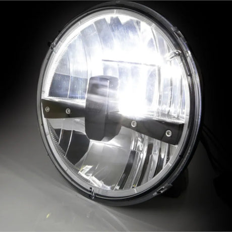 LED Hauptscheinwerfer-Einsatz 7 Zoll Highsider Pro Typ 3, Getönt Klar, E-geprüft