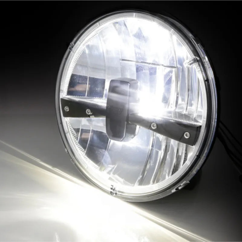 LED Hauptscheinwerfer-Einsatz 7 Zoll Highsider Pro Typ 3, Getönt Klar, E-geprüft