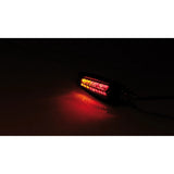 LED Blinker HIGHSIDER Pro Arc mit Rück- & Bremslicht, Schwarz, Getönt