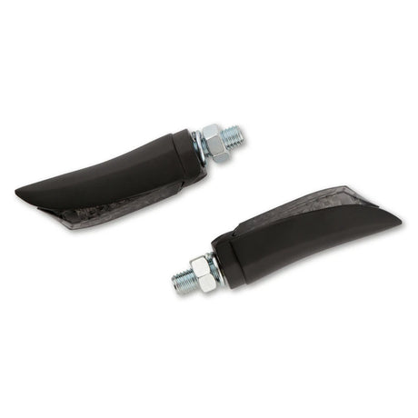 LED Blinker HIGHSIDER Pro Arc mit Rück- & Bremslicht, Schwarz, Getönt