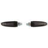 LED Blinker HIGHSIDER Pro Arc mit Rück- & Bremslicht, Schwarz, Getönt