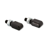 LED Blinker HIGHSIDER Pro Little Bronx mit Rück- & Bremslicht, Schwarz, Getönt