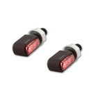 LED Blinker HIGHSIDER Pro Little Bronx mit Rück- & Bremslicht, Schwarz, Getönt