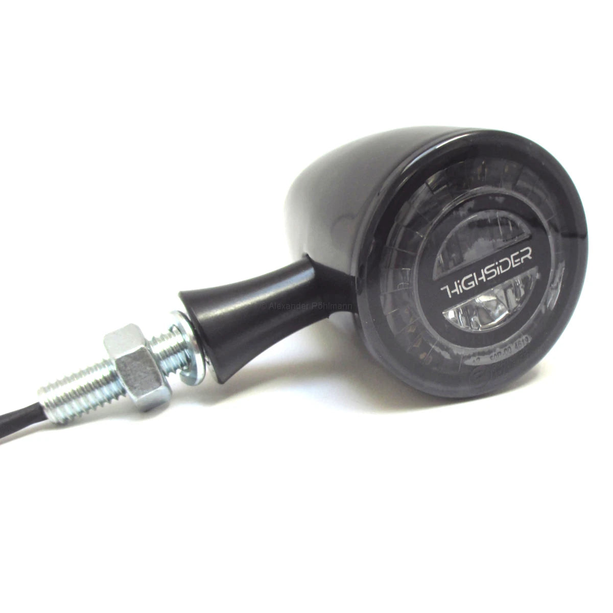 LED-Blinker mit Rück- & Bremslicht Highsider Pro Rocket Classic 3in1, E-geprüft