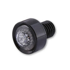 LED-Rücklicht Modul Highsider Pro Mono, Schwarz, Glas Klar, E-geprüft, Ø 18 mm