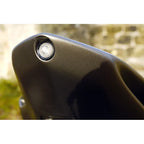 LED-Rücklicht Modul Highsider Pro Mono, Schwarz, Glas Klar, E-geprüft, Ø 18 mm