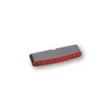 LED-Rücklicht Modul Highsider Pro Stripe, Glas Rot, E-geprüft, Breite 53,5 mm