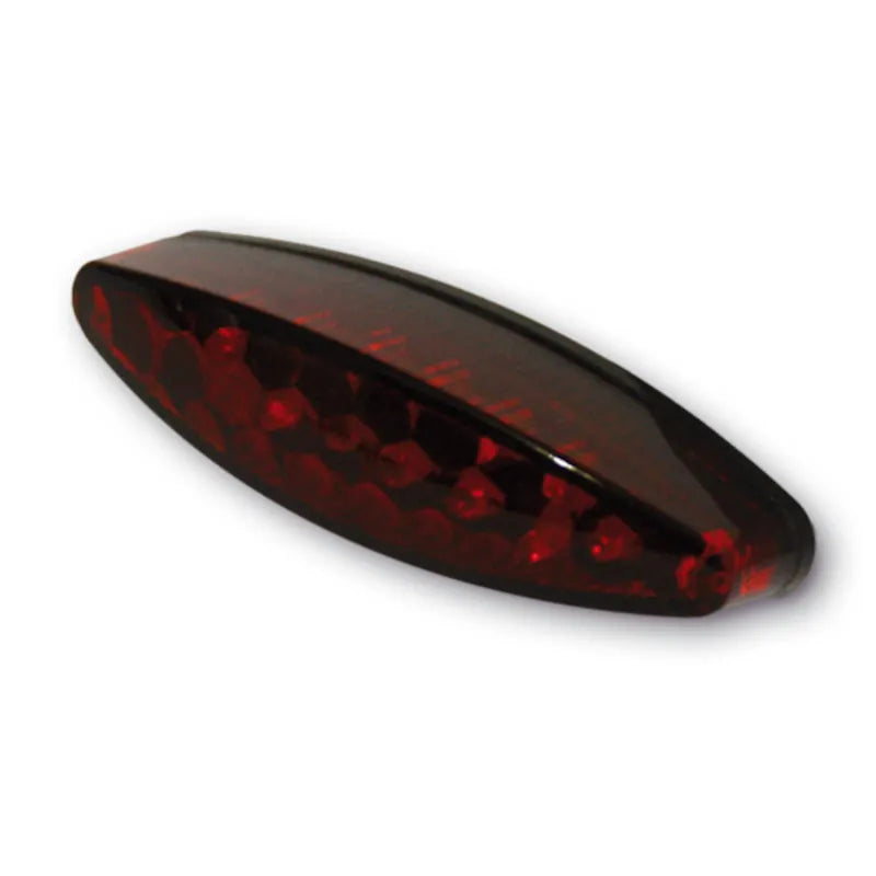LED-Rücklicht Highsider Pro Little Number 1 mit Kennzeichenleuchte, Glas Rot