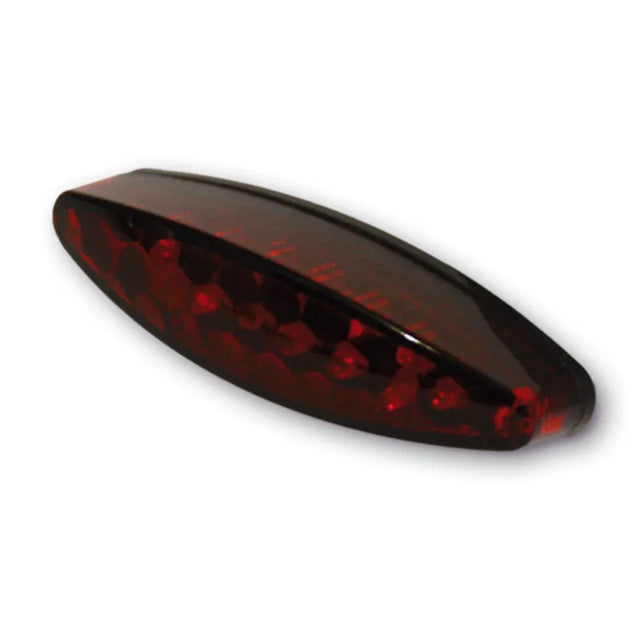 LED-Rücklicht Highsider Pro Little Number 1 mit Kennzeichenleuchte, Glas Rot