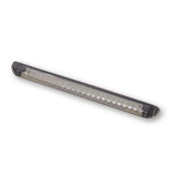LED-Rücklicht Highsider Pro String, Schwarz, Glas Getönt, E-geprüft, 126x9 mm