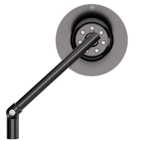 Lenkerspiegel Highsider Pro Conero, Schwarz, Aluminium, E-geprüft, M10 Gewinde