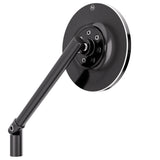 Lenkerspiegel Highsider Conero schwarz, Aluminium, E-geprüft, M10x1.25